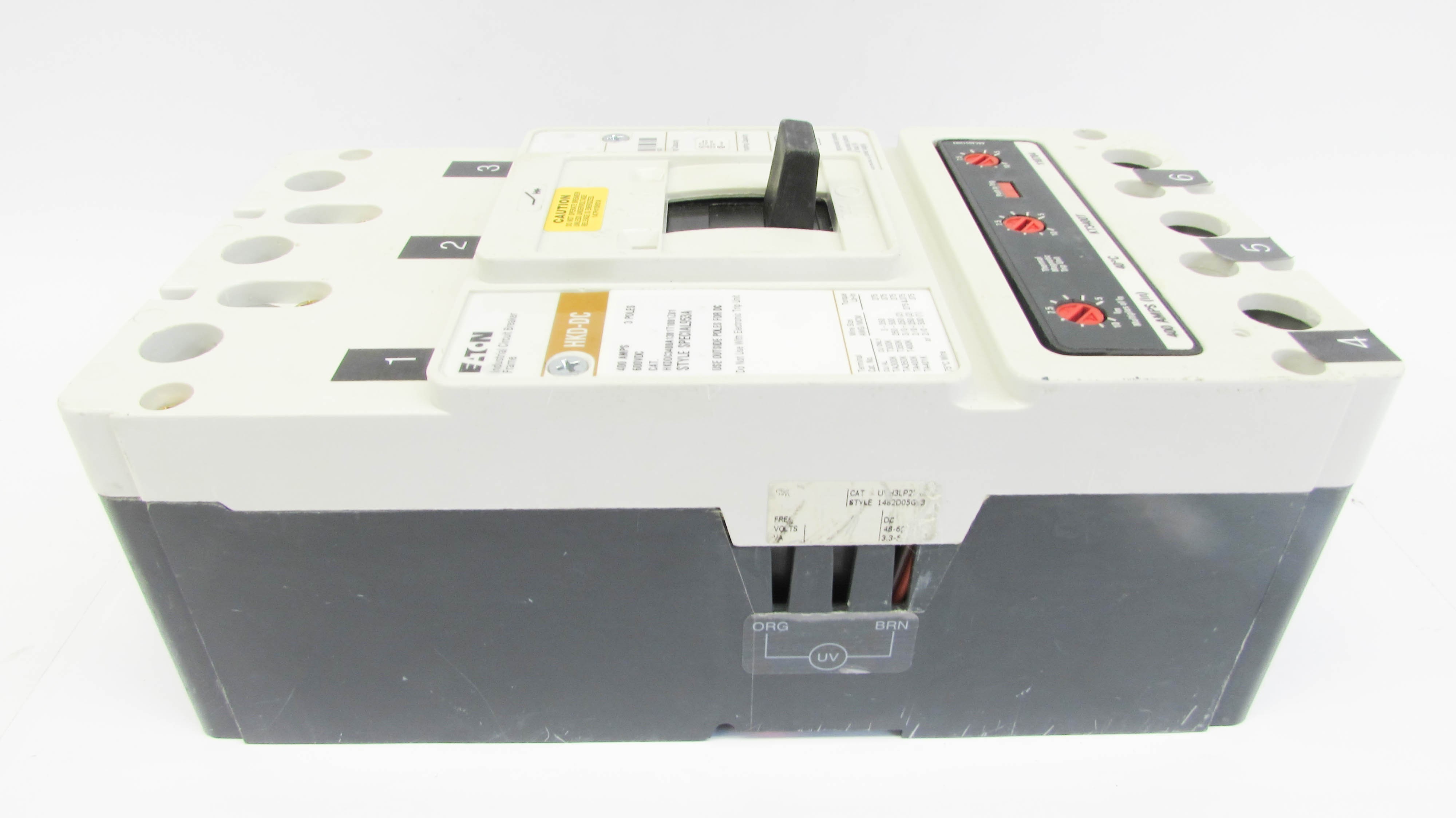 Eaton Hkddc3400a1301t1001z01 400A 3P 600V Circuit Breaker w Auxiliary